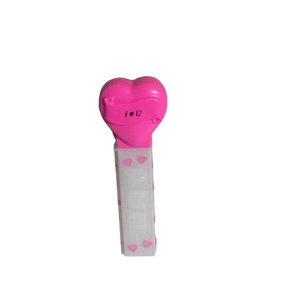 PEZ Valentine Hearts I Love You White Pink RaRE Empty - Picture 10 of 10